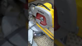 DeWalt DW707LX 115v Sliding Mitre Saw Review [upl. by Ynoffit468]