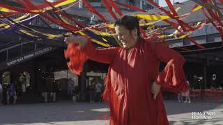 Flamenco Festival London 2022  Flamenco Flashmob at Kings Cross Station by María del Mar Moreno [upl. by Anawahs]