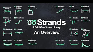 Overview of Strands Modular Ropelike Modifiers for Blender [upl. by Florentia]