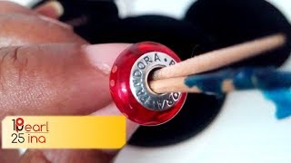 How I Clean My Tarnished Pandora Murano Glass Bead At Home 💍  prettitingz  pearlina1925com [upl. by Berenice]