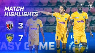 Highlights  NorthEast United FC 37 Chennaiyin FC  MW 10 Hero ISL 202223 [upl. by Alver]