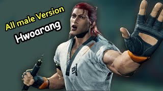 Tekken 8 Hwoarang  Using All Rage Art male Characters  ProGamerSaga [upl. by Mellicent389]