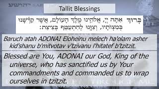 Tallit Blessings [upl. by Serdna]