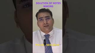 Solution of UPSC Notes [upl. by Ynatil497]