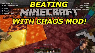 Minecraft Chaos Mod Madness Twitch Chat Controls the Game Epic Livestream Highlights Ep1 [upl. by Rimidalg]