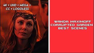 Wanda Maximoff Corrupted Garden Best Scenes 4k Scene Pack [upl. by Ollehcram]