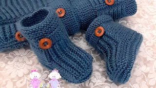 ✅Selanik Örgü Modelli Patik Yapımı 2 Yaş 🧿 knitting bebekpatiği easycrochet [upl. by Ileak]