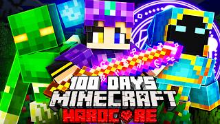 I Survived 100 Days as a SPELLBLADE in Hardcore Minecraft [upl. by Leesen]