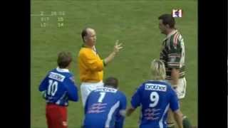 Martin Johnson strikes Christophe Juillet in the face [upl. by Nicram]