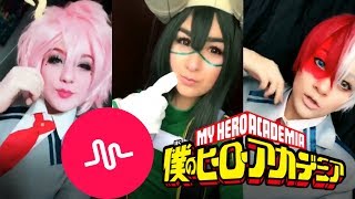 My Hero Academia Cosplay Musically Compilation [upl. by Einor228]