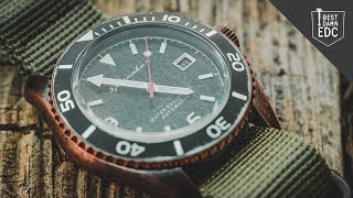 Unboxing the Spinnaker Wreck Bronze Dive Watch [upl. by Wilbur]