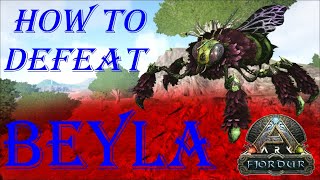 EASIEST WAY TO BEAT BEYLA WITH FRIENDS FJORDUR MINIBOSS ARK SURVIVAL EVOLVED [upl. by Rubia]