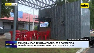 Realizan controles a comercios y hoteles con miras a la final de la Copa Sudamericana [upl. by Pollitt]