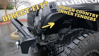 Jeep Wrangler JK Rough Country Inner Fender Liner INSTALL BUDGET BUILD [upl. by Ylehsa]