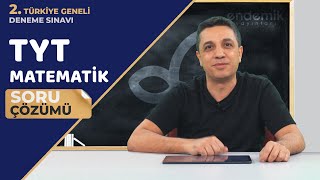 Endemik Yayınları 20232024 2 TG Deneme Sınavı TYT  Matematik Video Çözümlü Cevap Anahtarı [upl. by Anatol]