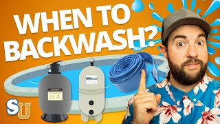 How Often Should You BACKWASH A POOL FILTER  Swim University [upl. by Feledy]