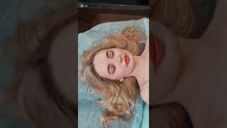 ASMR relaxing leg and abdominal massage for Yaroslava asmrmassage [upl. by Ahseinek321]