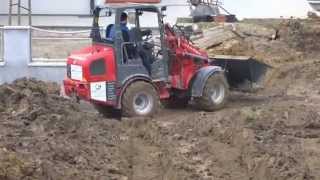 Minibagger Cat 3027 DCr und Weidemann 1350 Grabarbeiten [upl. by Marlowe]