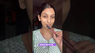 Lakme forever liquid lipstick 😱in the shadeRed wine viral makeup makeuptutorial shorts [upl. by Akirahs315]