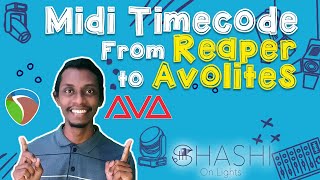 How to send MIDI timecode from Reaper to Avolites [upl. by Rutherford859]