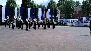 Drumfanfare Exempel 2011 Mars van de 41e lichte brigade [upl. by Arelus]