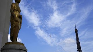 Un funambule dans le ciel de Paris [upl. by Nodab]