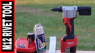 MILWAUKEE M12 RIVET GUN REVIEW MODEL 255022 [upl. by Tila]