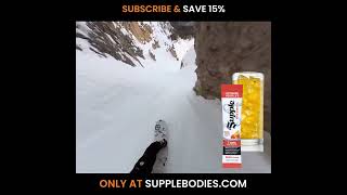 Snowboarding  Supple Drink Premium Glucosamine Chondroitin HealthyEnergy  Supple Shorts [upl. by Jessamine]