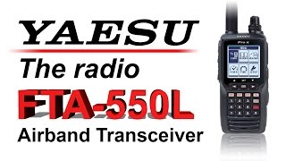 Yaesu FTA550L Handheld Airband Transceiver at MLampS [upl. by Tiraj]