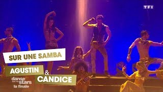 DALS S08  Agustin Galiana et Candice Pascal dansent une Samba sur quotMi Gentequot [upl. by Adirf626]