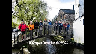 Sefton Road Ramblers Group on Cartmel 27 3 24 movie [upl. by Alric]