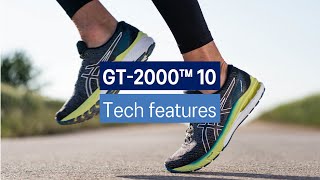 GT2000™ 10 Tech Features  ASICS [upl. by Albur]