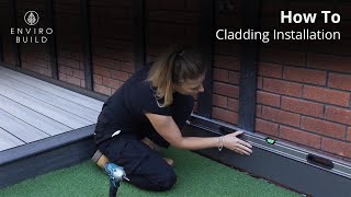 Composite Cladding Installation  Stepbystep Tutorial by EnviroBuild [upl. by Swerdna867]