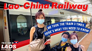 Our LAOCHINA RAILWAY LCR Experience 🇱🇦  How to buy Tickets Station amp Train Tour Pros amp Cons [upl. by Idissak640]