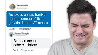 COMENTÁRIOS MAIS ENGRAÇADOS DA INTERNET 10 [upl. by Wilkins]