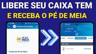 PÉ DE MEIA COMO LIBERAR A CONTA DO CAIXA TEM PARA O ALUNO RECEBER SEM PRECISAR IR NA CAIXA [upl. by Neeli]