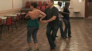 Salsa Class Travelling Turns by SalsaMania London 17Sep09 [upl. by Philina]