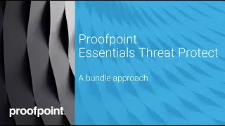 PROOFPOINT Presentación Comercial  Proofpoint Essentials Threat Protection [upl. by Eddy]