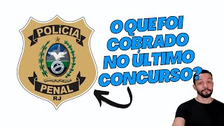 Concurso da PPERJ o que foi cobrado no último concurso [upl. by Srednas439]