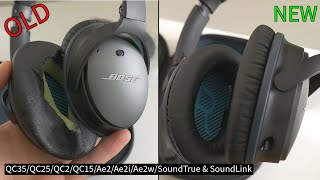 How To Remove amp Replace Bose Quietcomfort Earpads Cushions [upl. by Nert]