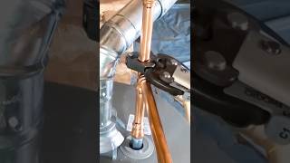 Replacing a gas fired water heater and thermal expansion tank 💦 plumbing plumber asmr diy [upl. by Yeldua]