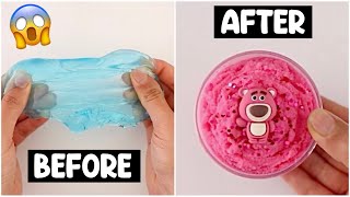 Fixing The Worst Store Bought Slimes extreme slime makeovers [upl. by Yednil]