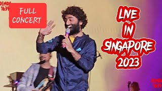 Arijit Singh – FULL CONCERT VIDEO Live in Indoor Stadium Singapore 2023 [upl. by Hsihsa]