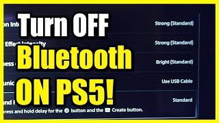 How to Completely Turn OFF BLUETOOTH on PS5 Console Signal Interference [upl. by Ayanaj136]