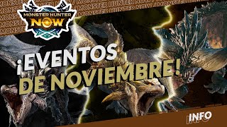 ¡Calendario de EVENTOS de NOVIEMBRE Llega el Carnival 24 Global y Nergigante ⚔️ Monster Hunter Now [upl. by Gloria]