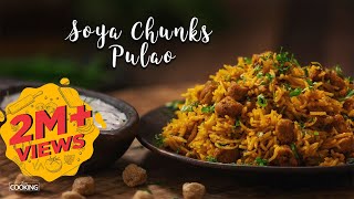 Soya Chunks Pulao  Pulao Recipes [upl. by Namijneb]