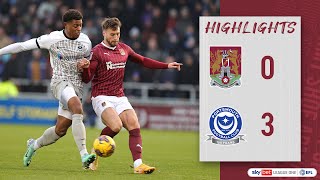 HIGHLIGHTS Northampton Town 0 Portsmouth 3 [upl. by Bauske]