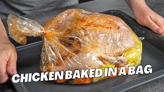 How to Cook ROAST CHICKEN in a BAG  Oven Baked Chicken with Vegetables Recipe by Always Yummy [upl. by Midan236]