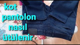 KOT PANTOLON NASIL ÜTÜLENİRpantolon ütüleme [upl. by Acinyt]