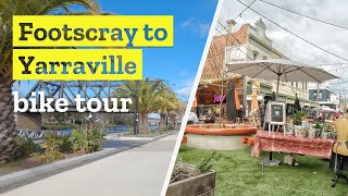 Footscray to Yarraville by bike  Melbourne [upl. by Haggerty]